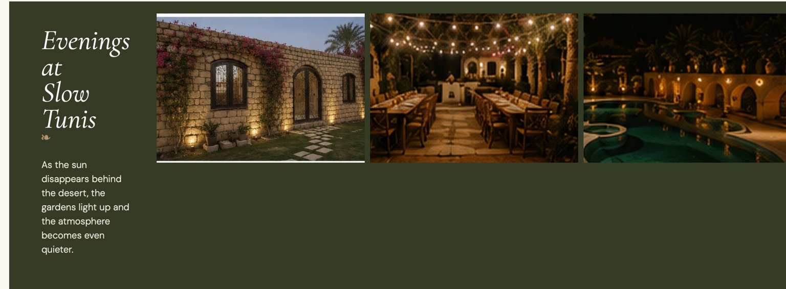 Outdoor dining under warm string lights